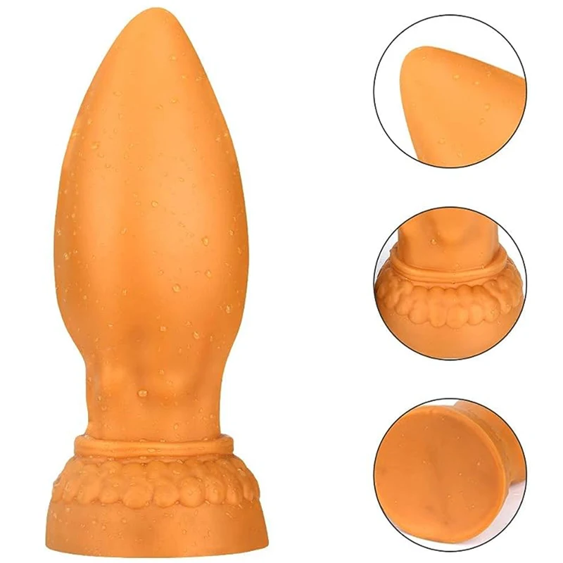 Super Huge Liquid Silicone Anal Plug Big Dildo ButtPlug Prostate Massager Vagina Anus Expansion Sex Toys Product For Men Gay