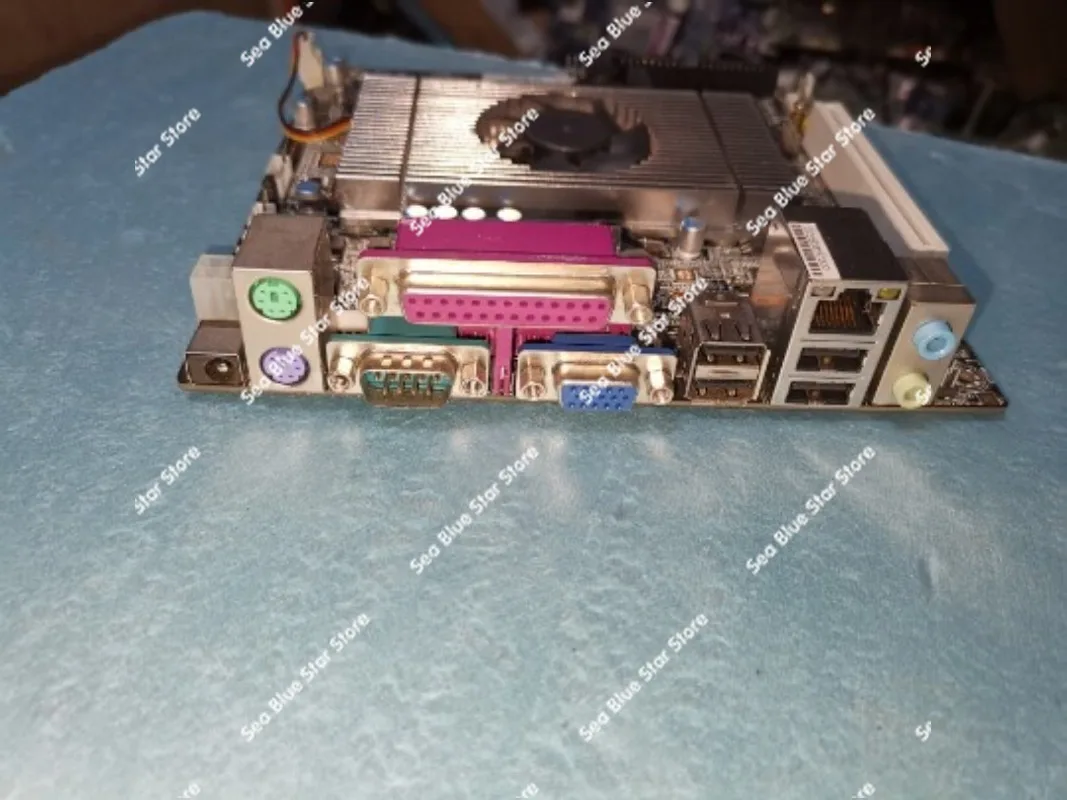 Cash register main board YJ-N470 D525 N470 dual screen touch screen integrated board DC12V , second-hand disassembly main board