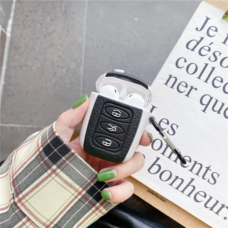 Airpods Pro 2/1と互換性のあるAppleイヤホン用の素敵なシリコンケース,ヘッドフォン用のケース