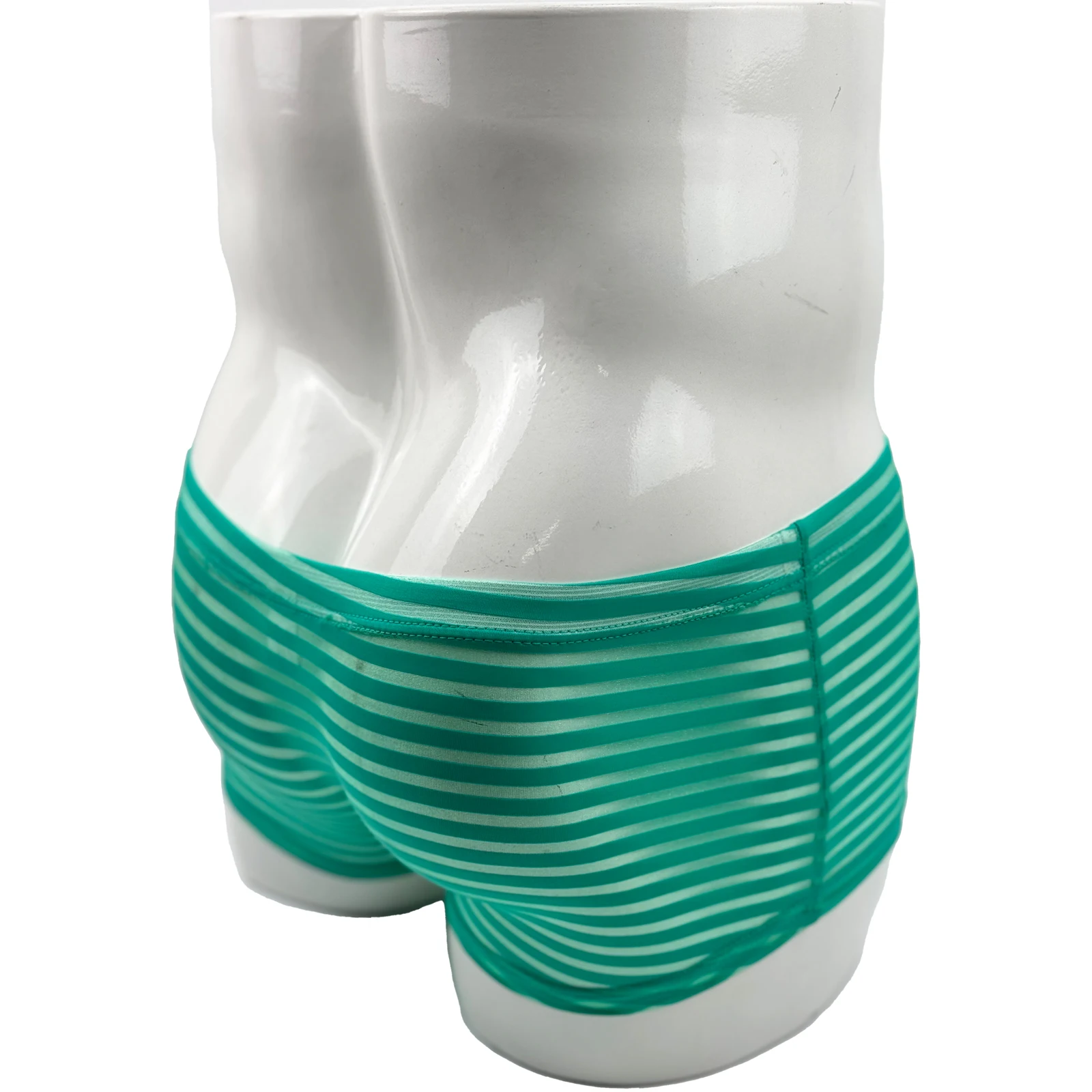 

Men's Sexy Striped See-Through Transparent Boxer Shorts Comfortable Breathable Bare Body Underwear Traceless Mini Micro Panties