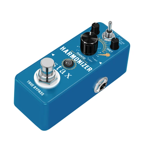 Imagen 2 del producto Stax-Pedal de efecto armonizador de guitarra, pedales digitales de efectos de octava, palanca de cambios Harmony Pitch, Detune, guitarra eléctrica, bajo, tamaño Mini