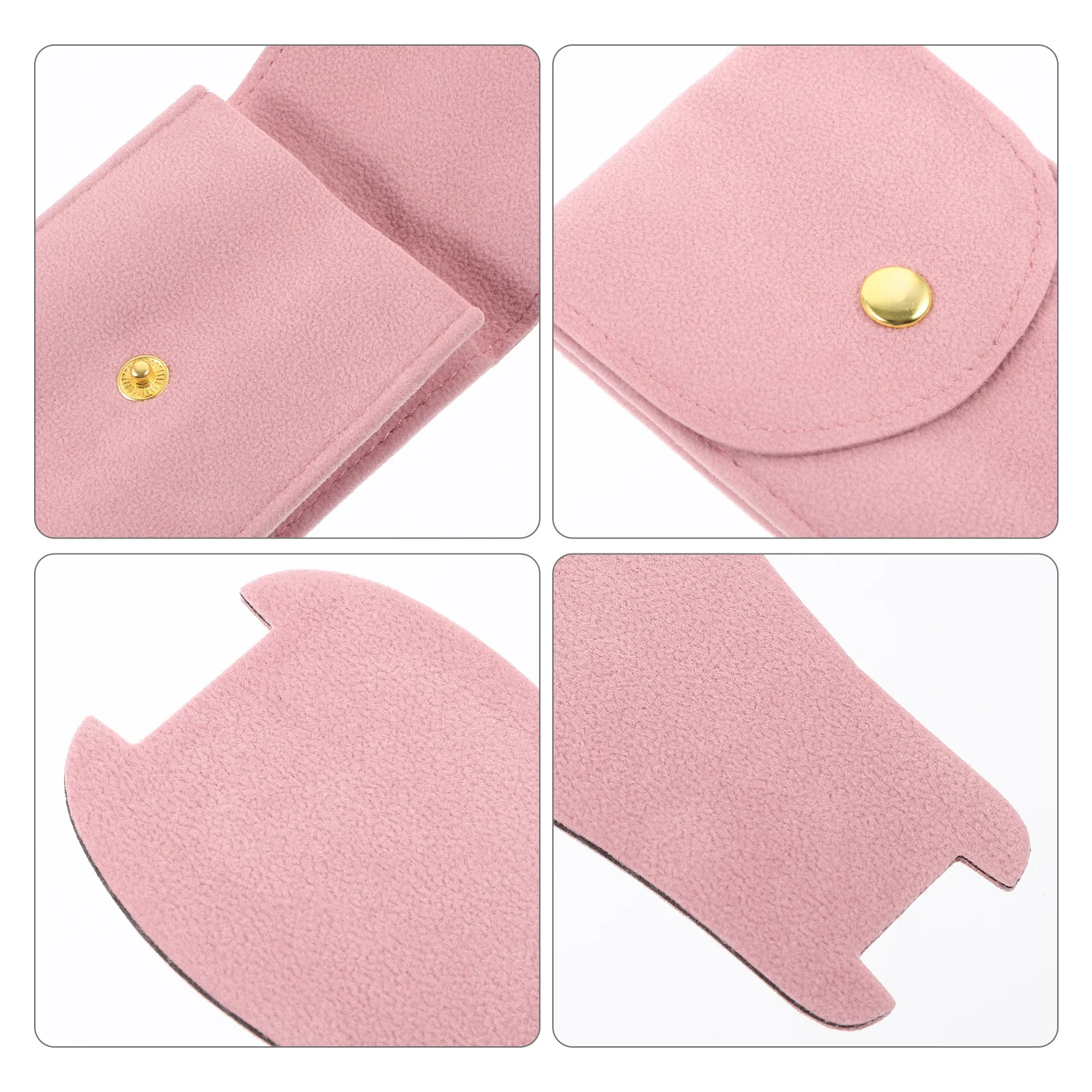 

Portable Watch Case Travel Storage Organizer Pouch Snap Button Protective Bag For All Sizes Watches Watch Holder Travel Case