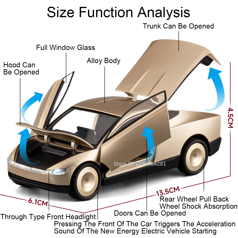 1:32 Bilancia Robotaxi Macan Giocattoli Auto Pressofuso In Lega Modello Suono Luce Tirare Indietro Porte Aperte Veicolo In Miniatura Kid Festival Presente