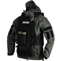 Abrigos de batalla SP2 Attack para hombre, gabardina de manga larga, chaquetas tácticas para entrenamiento al aire libre, primavera y otoño, 2,0