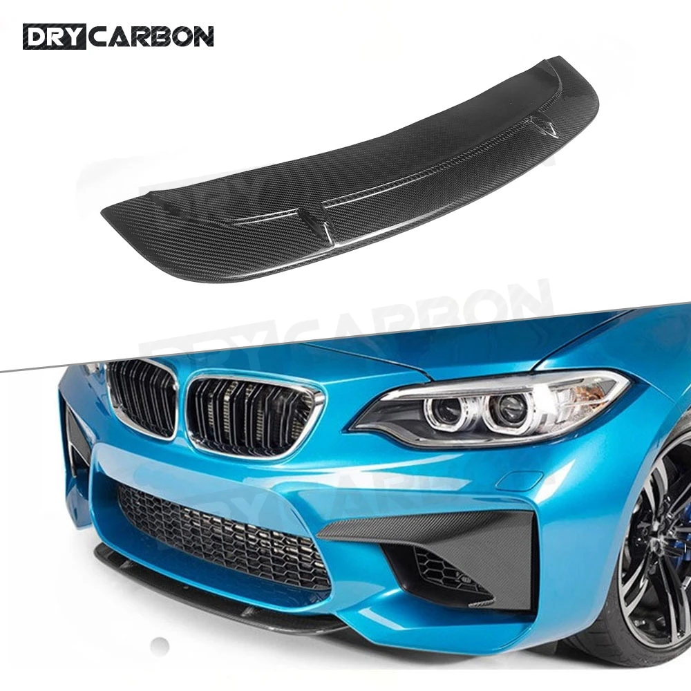 

Dry Carbon Fiber Front Bumper Spoiler Lip For BMW F87 M2 2016-2022 Coupe 2-Door Lower Kit Guard Plate Splitter Blade Protector