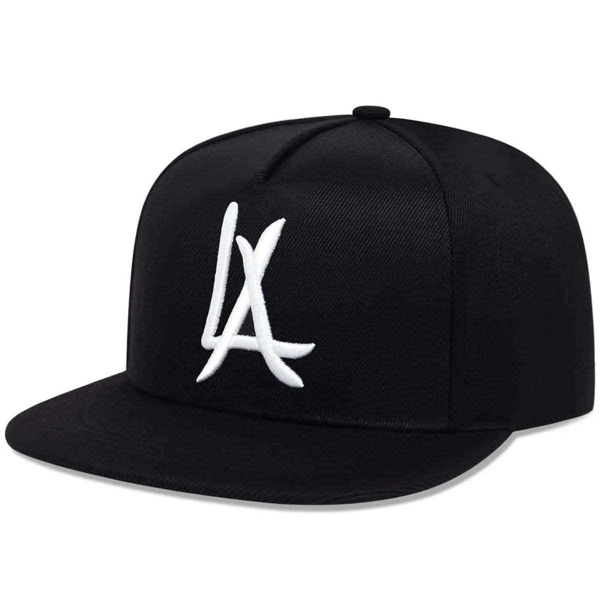 1piece Unisex Personality LA Letter Embroidery Hip-hop Hats Outdoor Adjustable Casual Baseball Caps Sunscreen Hat