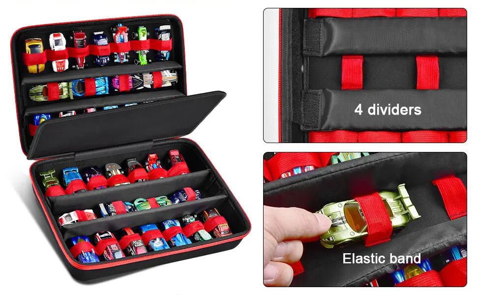 Spielzeug-Aufbewahrungs-Organizer-Koffer, kompatibel mit Hot Wheels Car,  fr Matchbox-Autos, tragbarer Behltertrger (NUR FALL) - AliExpress 15