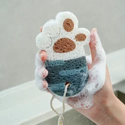 Cute Claw Dishwashing Sponge Double-Sided Cleaning Spongs Household Scouring Pad Kitchen Wipe Dish Cleaning Towels Accessories