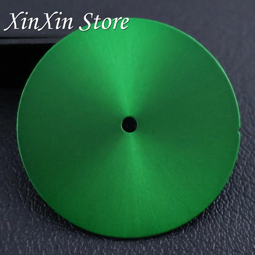 28.5MM Sunburst Watch Dial Lettered Blank Watch Faces Metal Watch Accessories for NH35 NH36 4R 7S Movement