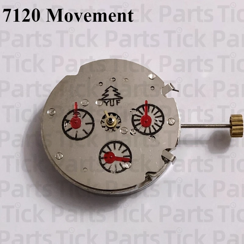 High Quality 7120 Movement 6 Hands Dandong Unified Machine 3/6/9 Small Second Fully Automatic Mechanical Movement Accessories