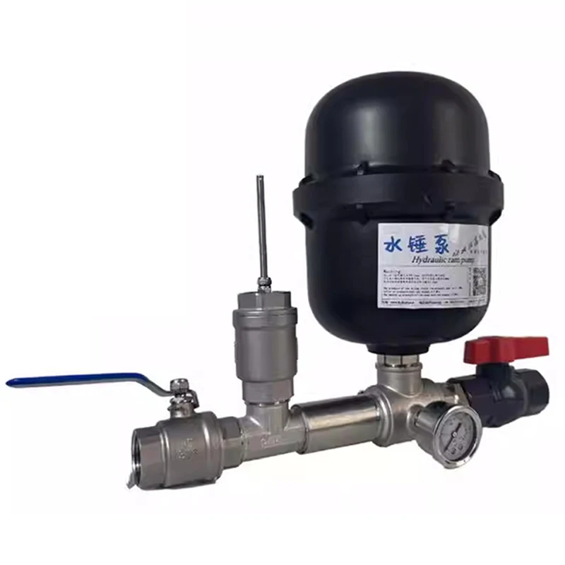 Stainless Steel Water Hammer Pump Hydraulic Stroke Water Hammer Pump 24-Hour Continuous Operation High-Elevation Installation