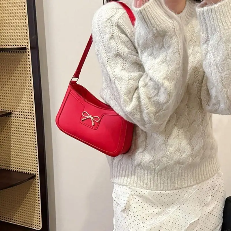 

X7XC Stylish Armpit Bag for Women PU Leather Shoulder Bag Casual Underarm Purse Great for Commuting and Casual Event