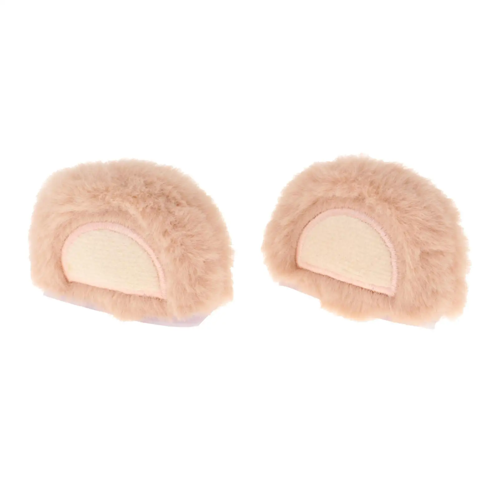 Soft Plush Ears Helmet Decoration Cute Cartoon Ears Covers Accessory for Motorcycle Helmet Biking Snowboarding Skating