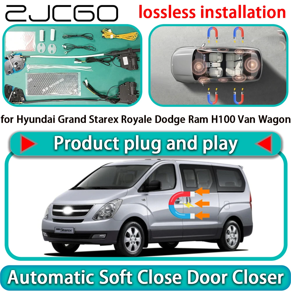 

for Hyundai Grand Starex Royale Dodge Ram H100 Van Wagon Auto Soft Close Door Kit Power Latch Door Catch Soft Closing Assist