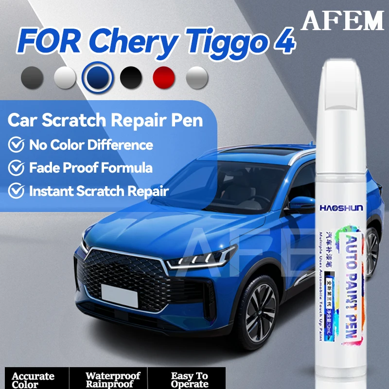 Specialized Automobiles For 2017-2024 Chery Tiggo 4 4Pro Car Paint Repair Pen Paint Scratch Repair Accessories Blue Silver White