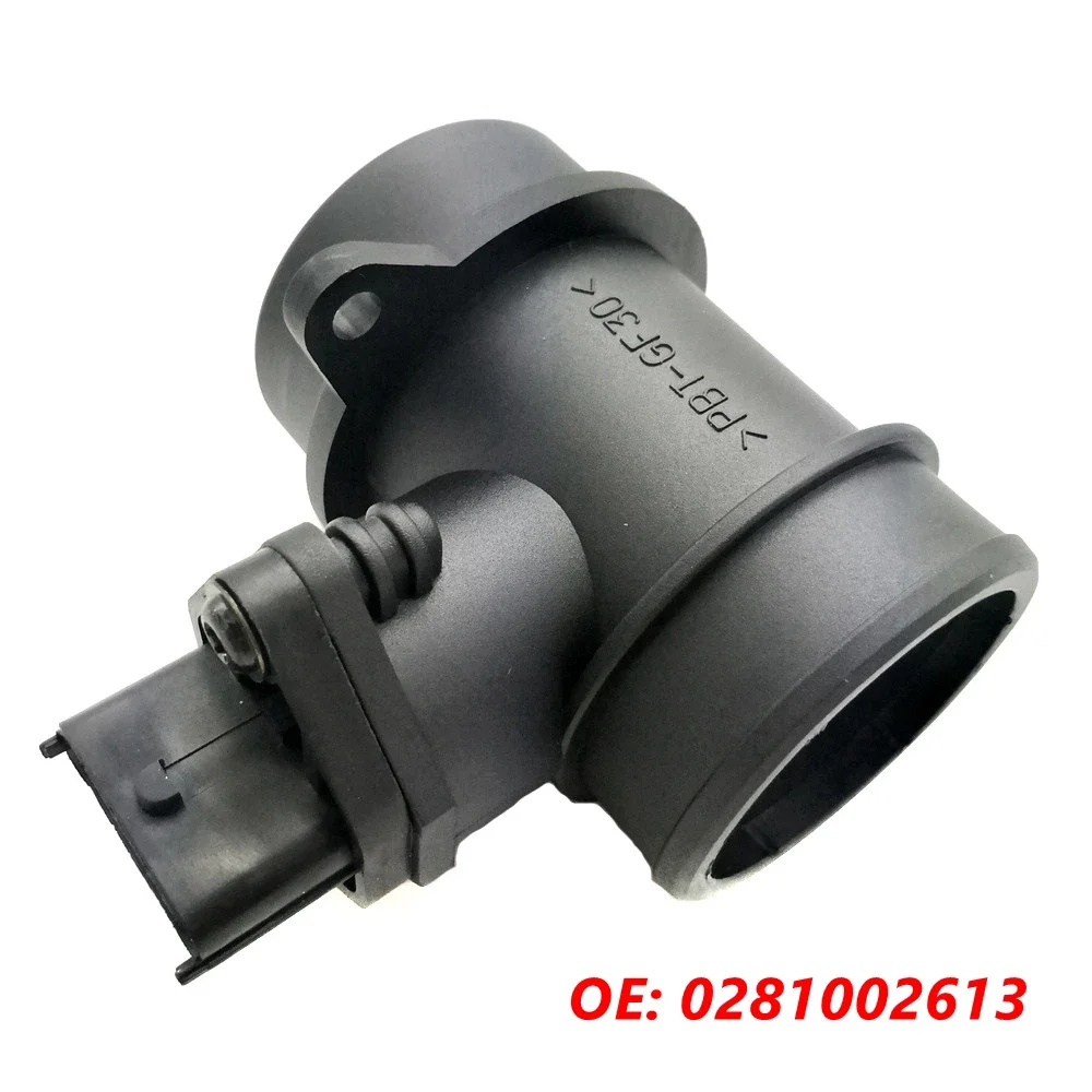0281002613 MAF Mass Air Flow Meter Sensor For Fiat Punto Panda Lancia Ypsilon Musa 350 46784582 51774531