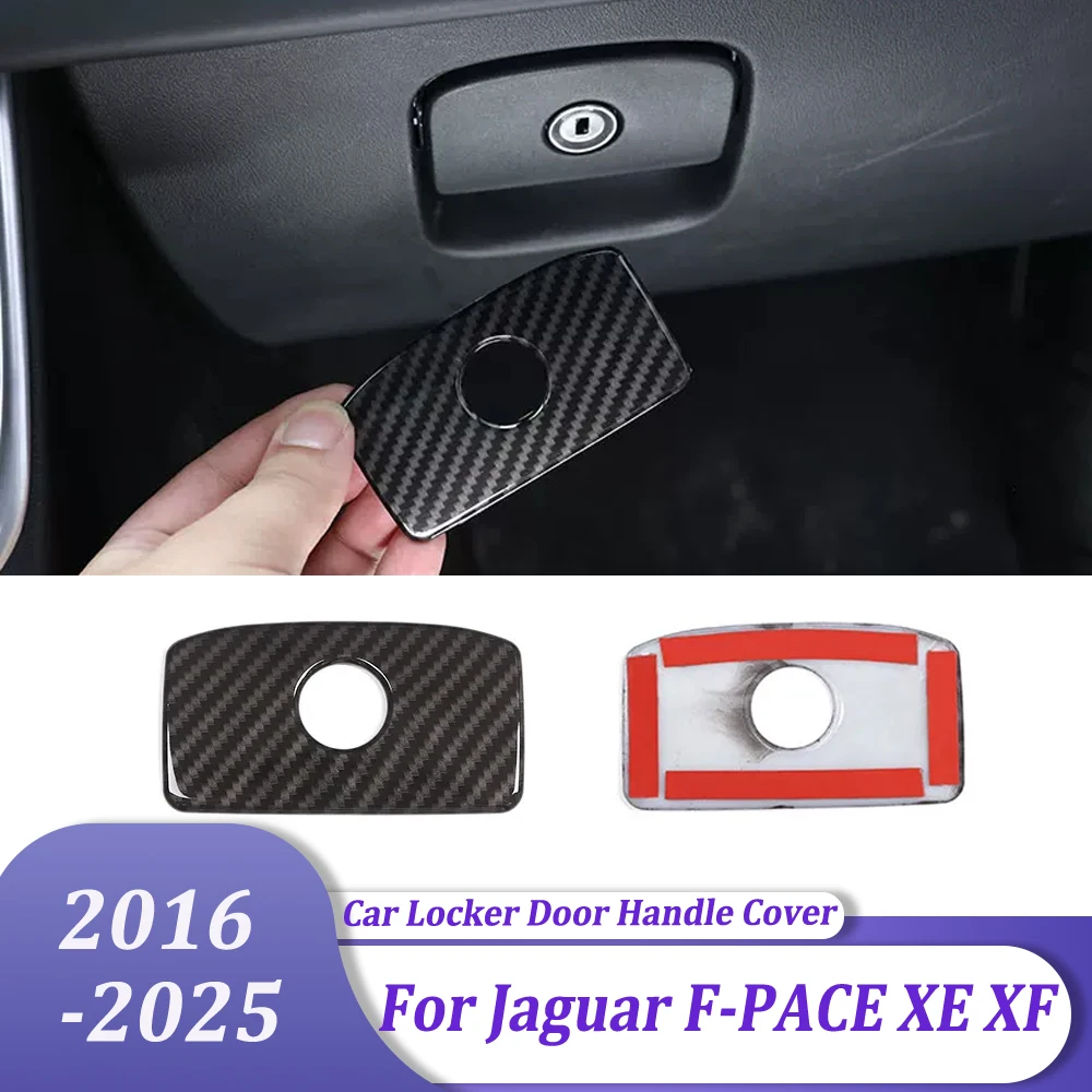 Glove Box Locker Door Handle Cover Trim Garnish Car Accessories For Jaguar F-PACE XE XF 2016 2017 2018 2019 2020 2021-2025