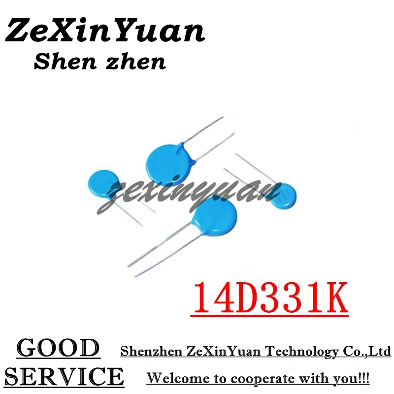 10 Cái/lốc 14D331K 331KD14 14K331 330V 14MM Varistor Piezoresistor
