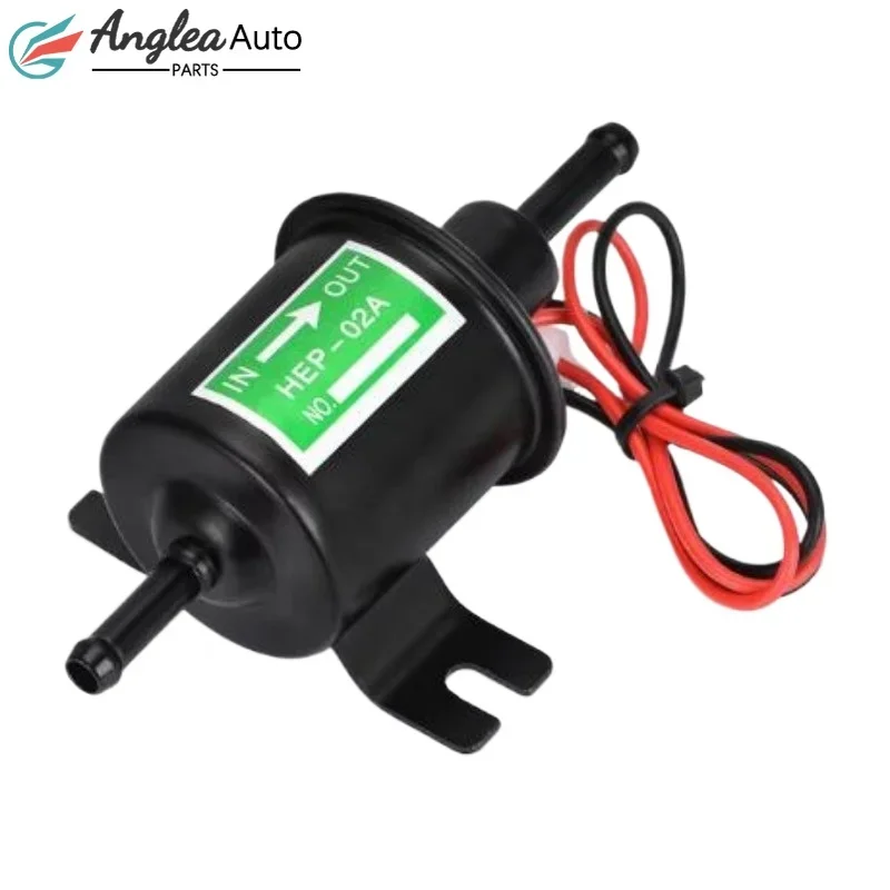 12V HEP02A HEP-02A Universal Inline Low Pressure Electric Fuel Pump Diesel Fuel Pump Inline Low Pressure for car Motorcycle