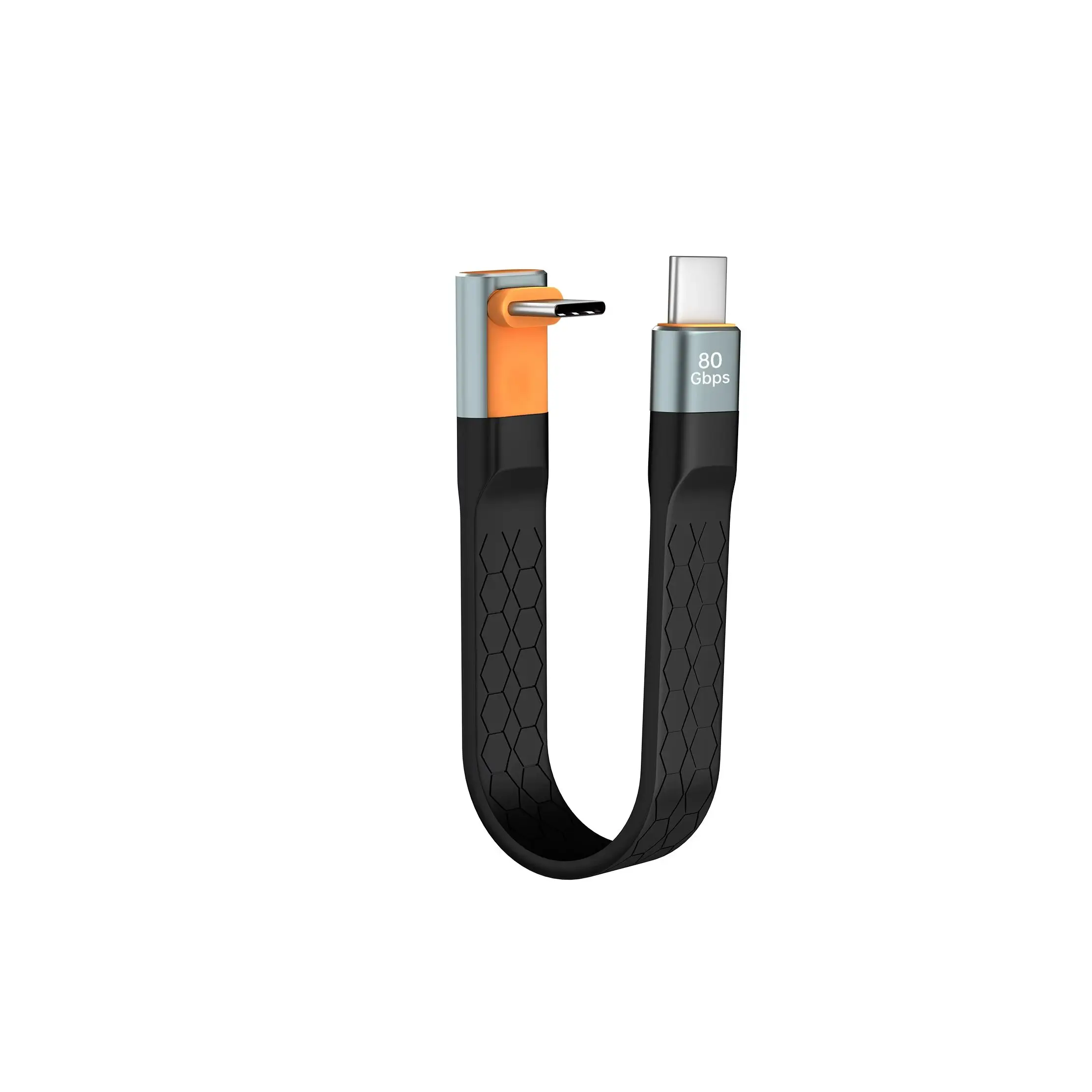 PCONEQE USB4-Kabel 80Gbps Vollfunktionskabel für Thunderbolt 5/4/3 Typ-C zu Typ-C 16K60HZ 240W Schnellladekabel für Laptop