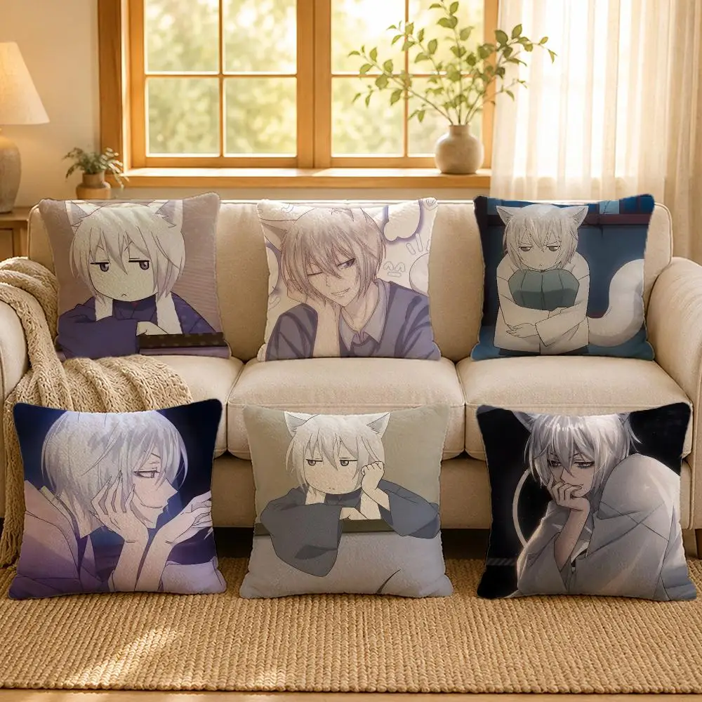 Anime Kamisama Kiss Shojo Cushion Cover Personalized Short Plush Cushion Cover Sofa Pillowcase Bedroom Home Decor Gift