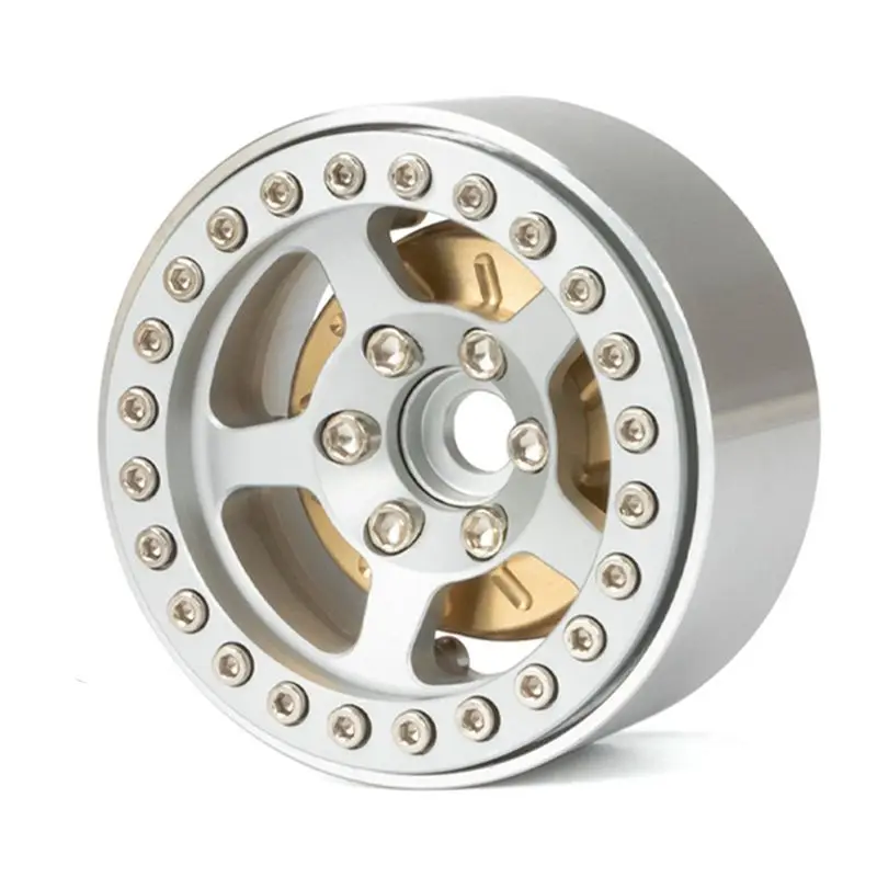 1.9인치 휠 림용 2PCS 스테인리스 스틸 내부 카운터웨이트 축방향 SCX10 TRX4 TRX6 VS4-10 RC 크롤러 자동차, 두꺼운