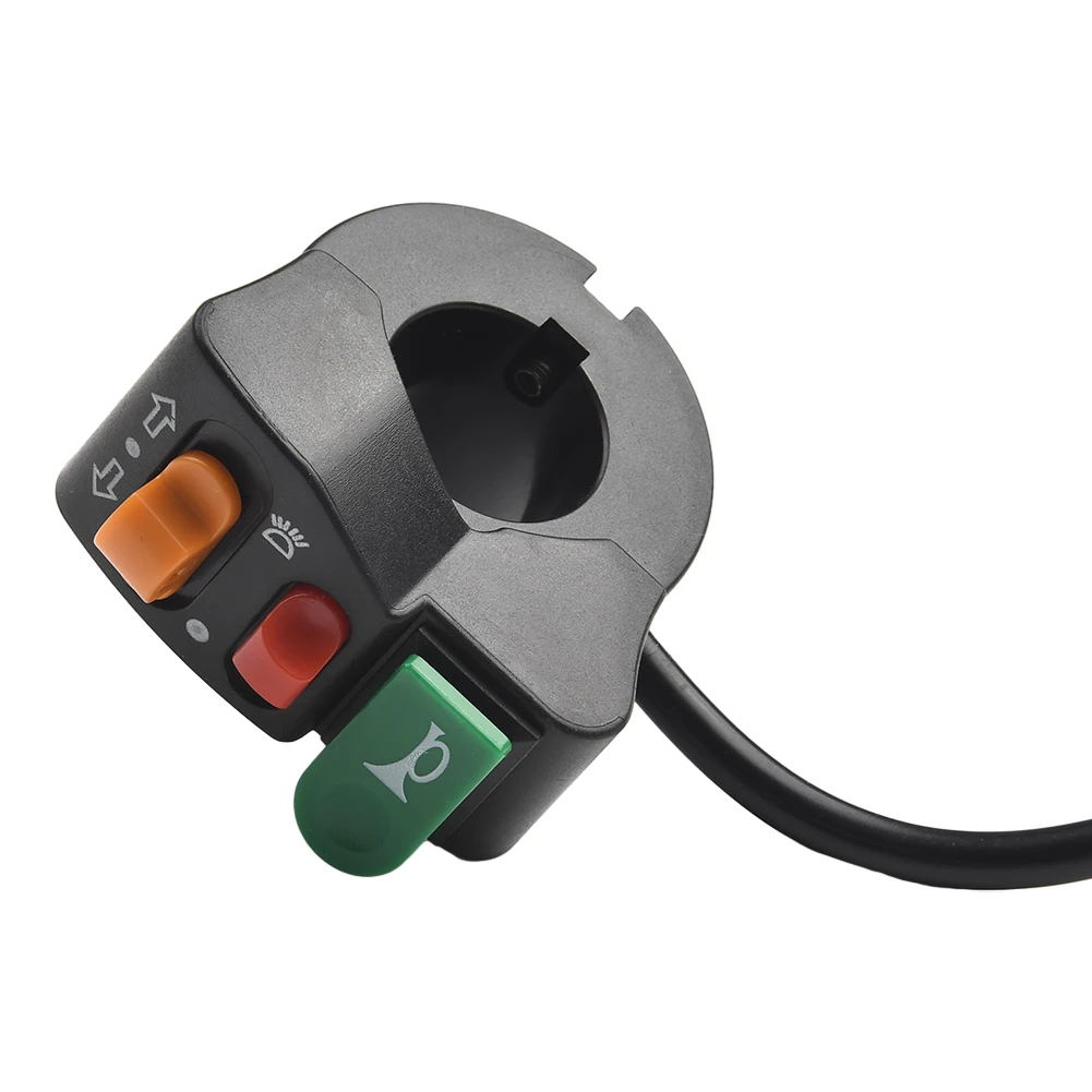 

Essential Motorcycle Scooter Handlebar ON OFF Switch, 3 in 1 Switch for Headlights, Turn Signal Lights, and Horn