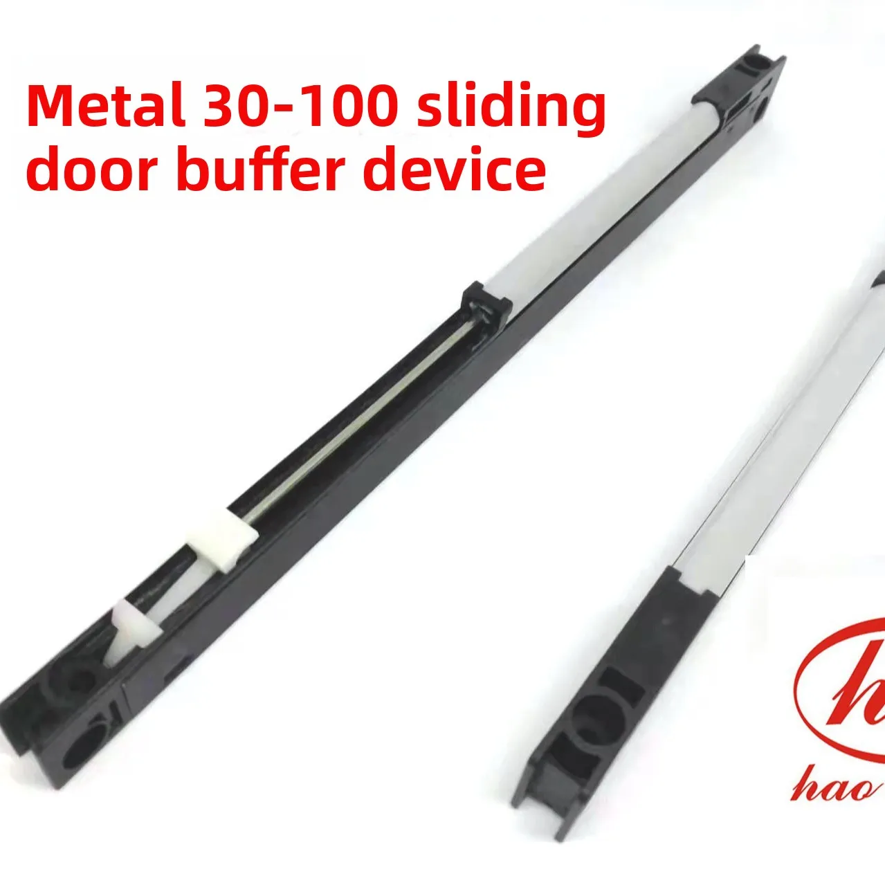 Metal Sliding Wardrobe Door Soft Close Damper Set Hooks Bases Screws Positioning Ruler Quiet Anti Collision Buffer Closet Track