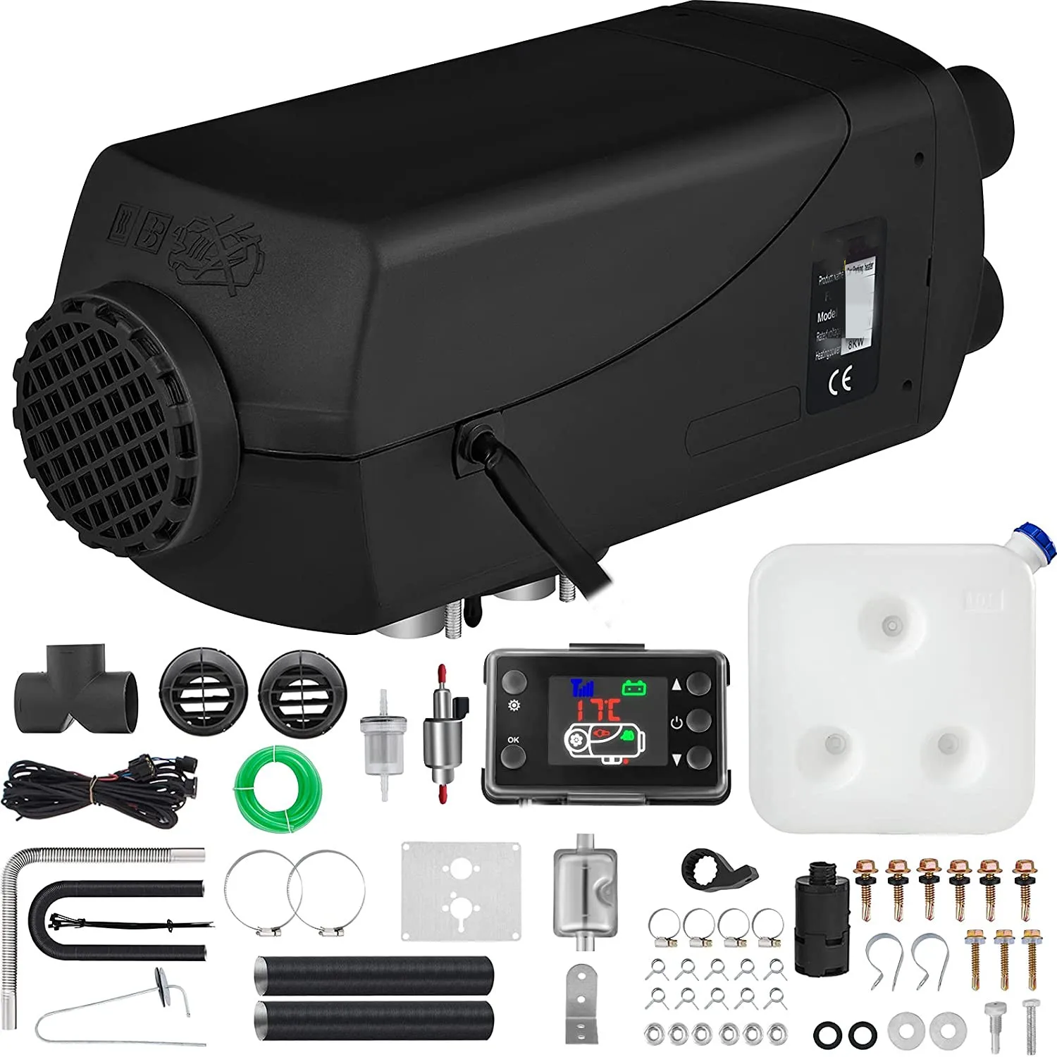 New  Portable 12V 24V Heater Parking Heater Truck Cab 2KW 5KW Air Conditioning Systems With Remote Control