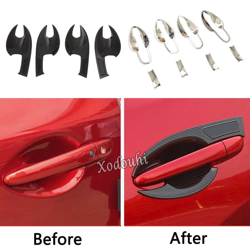 

For Mazda CX-8 CX8 2016 2017 2018 2019 2020 2021 Car Sticker Styling Protection Armrest Trim External Bowl Lamp Frame Parts