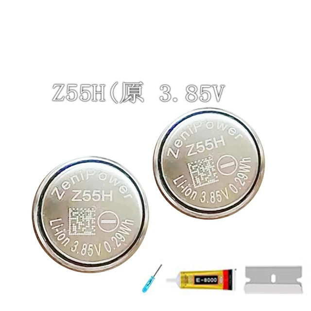 2x Batteries Z55H 3.85V 70mAh Pour Écouteurs Sony WF-1000XM4 / XM3 / WF-C700N / WF-C500 – Remplacement Avec Adhésif