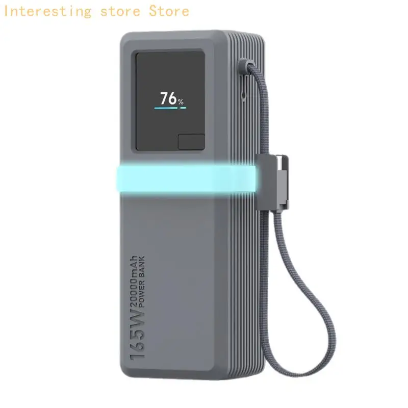 Weiche Silikonhülle für 20000 mAh 165 W PB2165 tragbare PowerBank-Hülle, stoßfestes Design und rutschfeste Griffschale 55KC – Detail 9