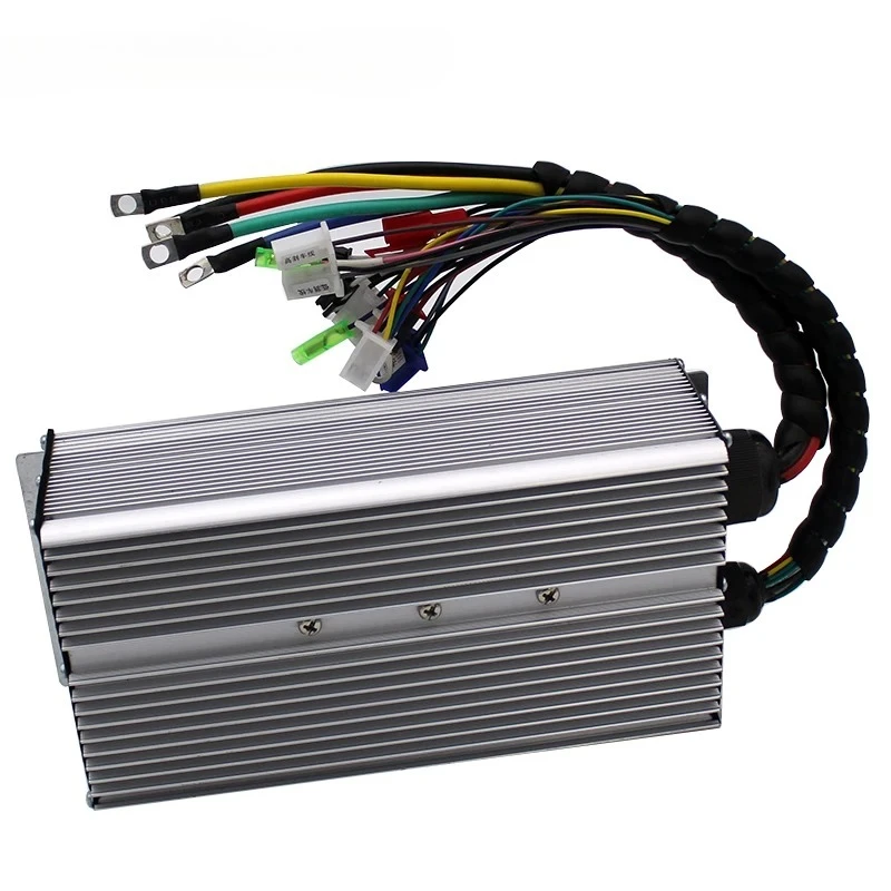 DC Motor Brushless Controller 48V-72V 4000W 80A Motorcycle Controller for Electric Bicycle