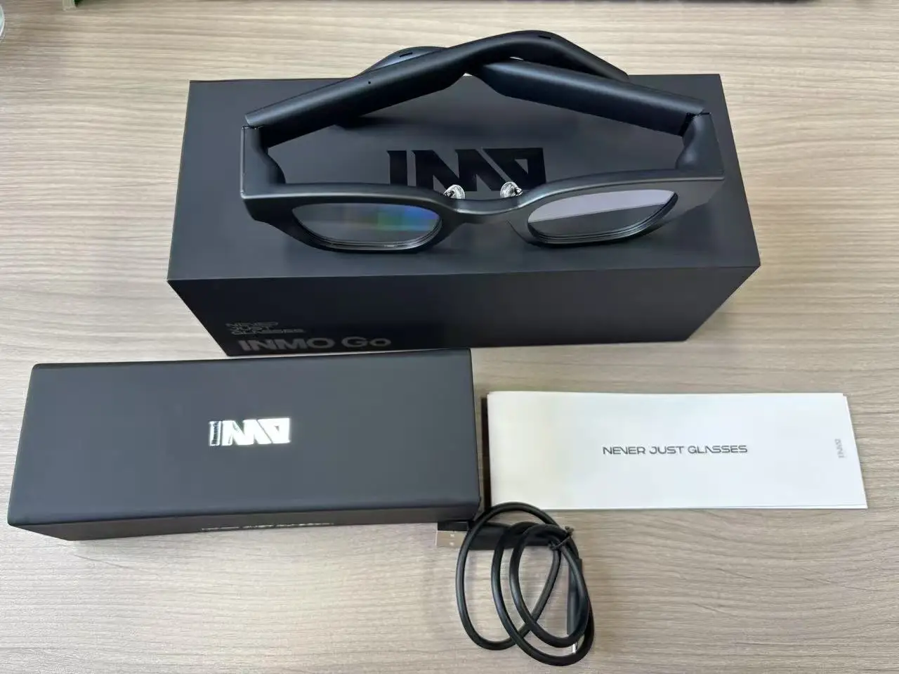 نظارات INMO Go Smart AR نظارات مساعد AI لاسلكية خفيفة الوزن للغاية