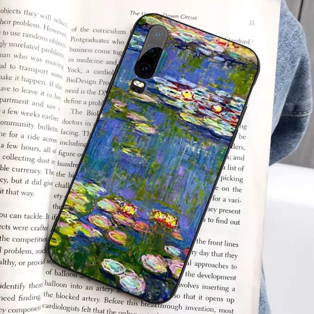 Monet Impressionist Art Phone Case For Huawei Honor 10 lite 9 20 7A pro 9X pro 30 pro 50 pro 60 pro 70 pro plus