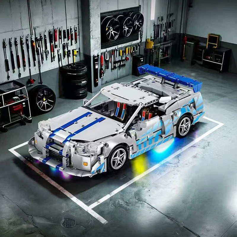 

GTR Mechanical Supercar City Speed Racing Super Racers Car Vehicle Brick Building Block Assembled Toy for Boy Christmas Gifts