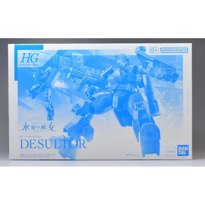 Oryginalna figurka Bandai HG MD-0021 Desultor Gundam Czarodziejka z Merkurego, anime, robot, kolekcjonerski model do składania, zabawka, prezent