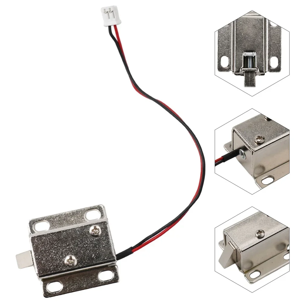 12V DC Kastdeur Lade Elektrisch Slot Montage Solenoid Lock 27.5x27x16.9mm Kastdeurslot Elektronisch Slot Hardware