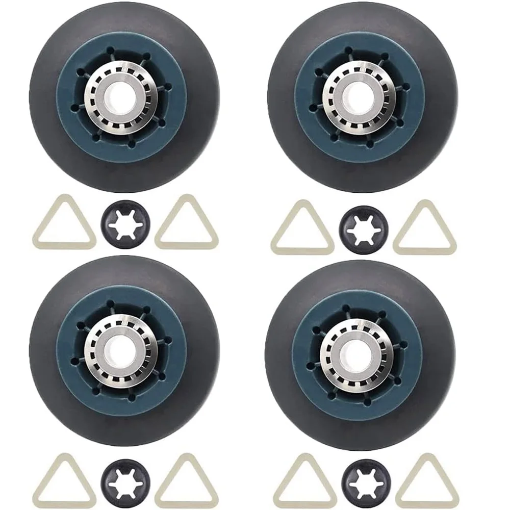 

4 шт. опорный ролик сушильного барабана для Whirlpool, Kenmore и Maytag 8536973 8536974 В 10314171 PS 11752609