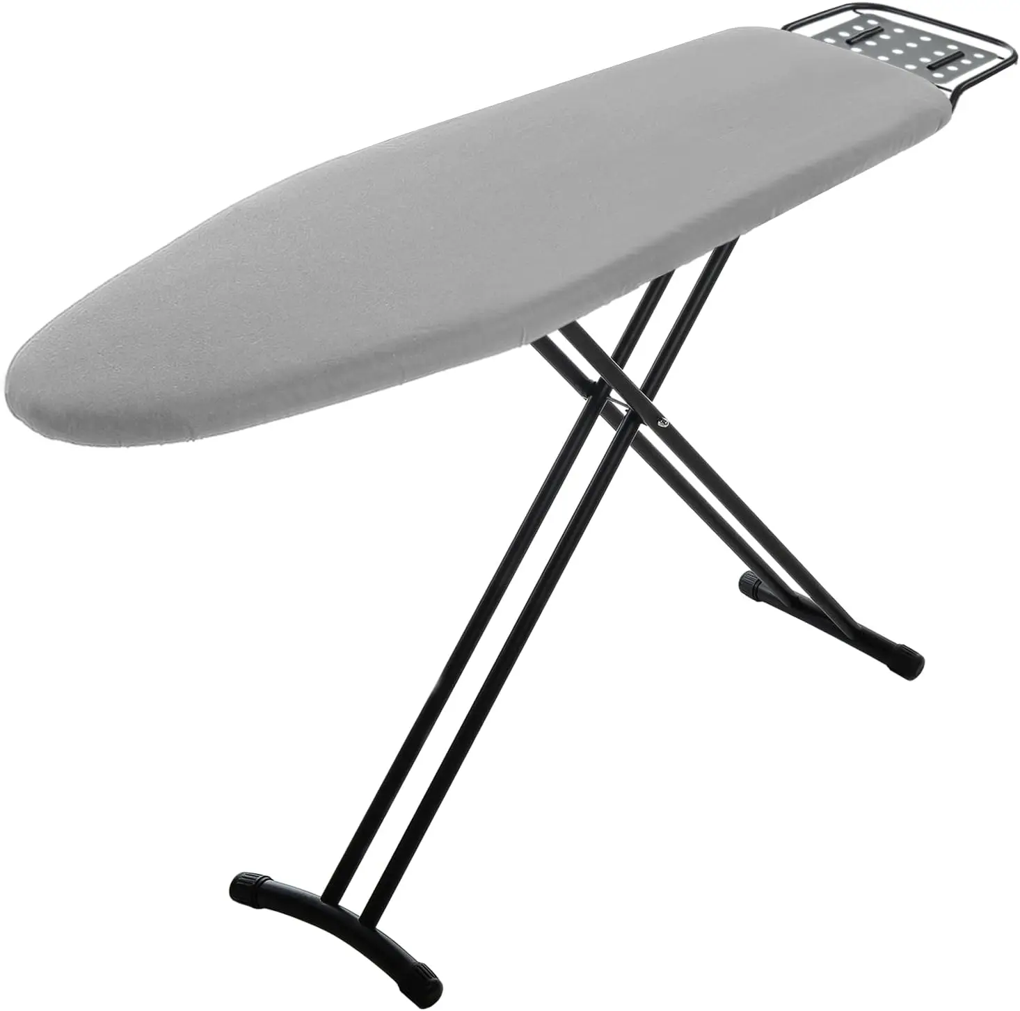 

Full Size Ironing Board with Adjustable Height, Heavy Duty Steel Frame, Extra Thick Padding & Iron Rest