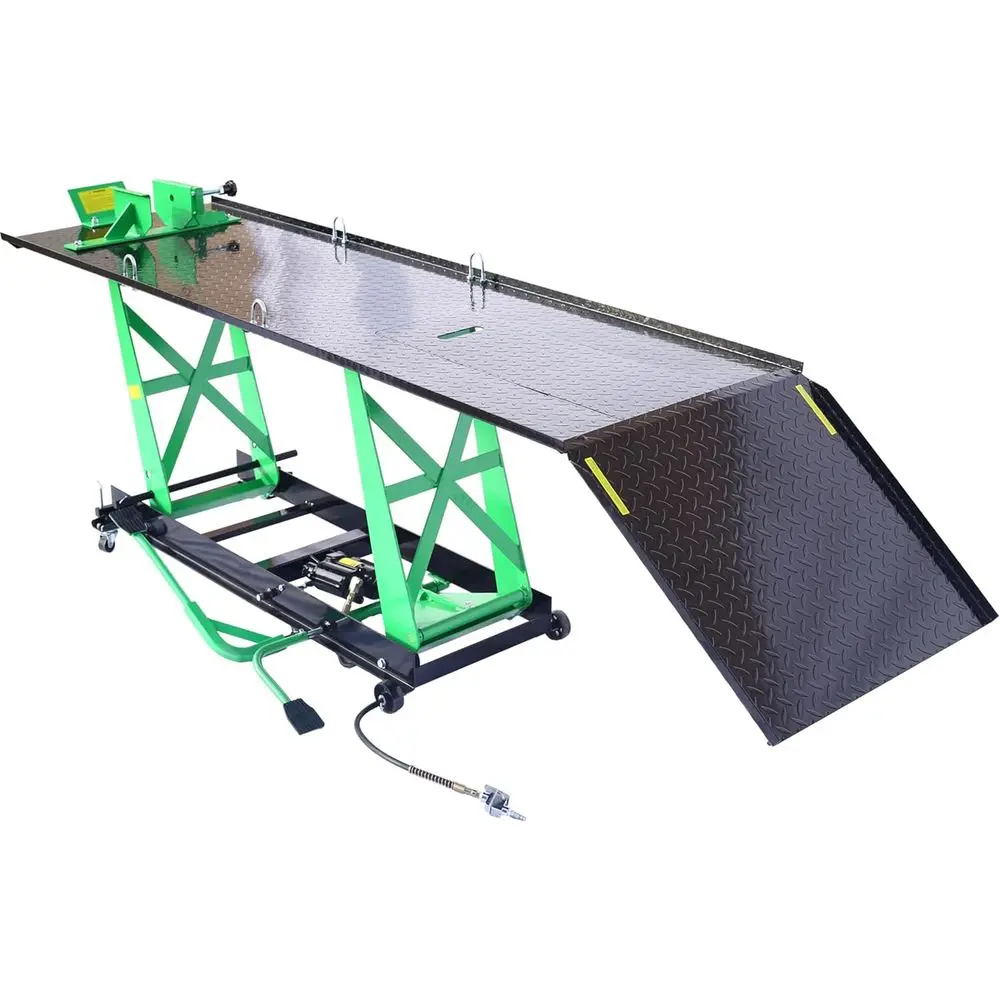 

Зеленая усиленная съемная пневматическая опора для мотоциклов и квадроциклов, грузоподъемность 1000 фунтов