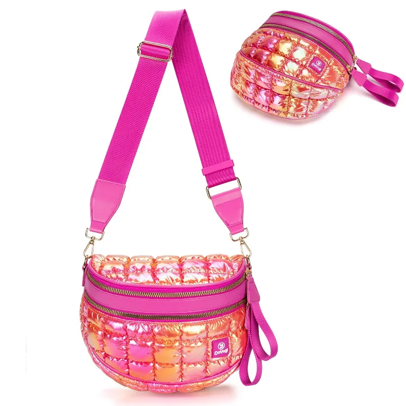 

New Lightweight Sports Waist Bag Fashionable and High-quality Women's Shoulder Bag Solid Color Versatile Women's Storage Bag