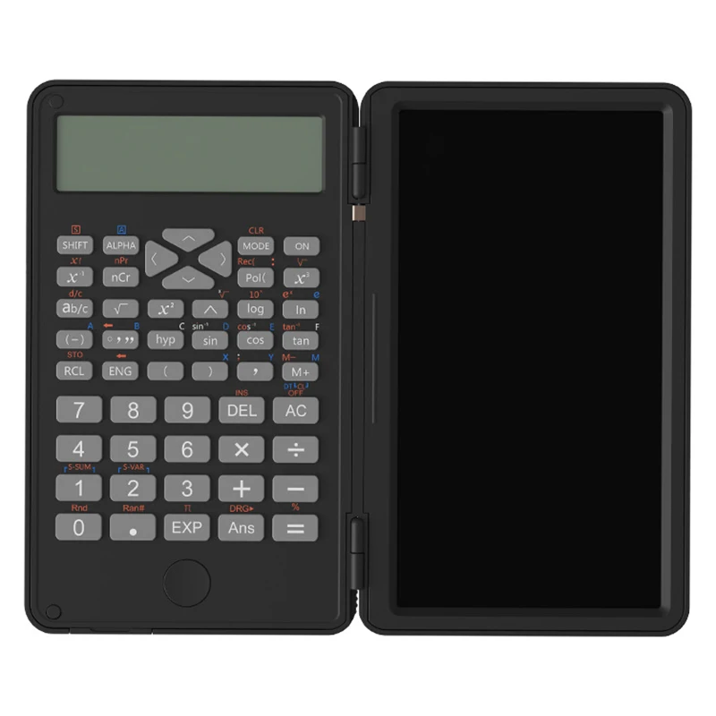 Luxmoc 12 Bit Scientific Calculator Accounting Special Portable Mini Calculator Writing Drawing Board Exam Special Calculator