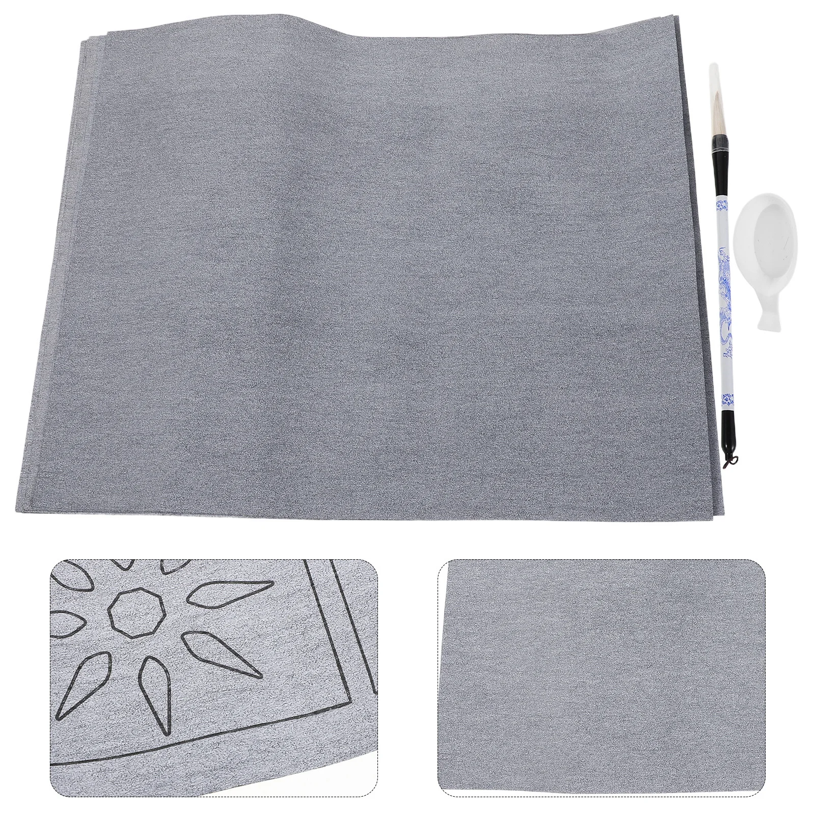 

1Set Calligraphy Practice Cloth Authentic Xuan Paper Feel Reusable Water Tracing Fabric Quick Daily Use