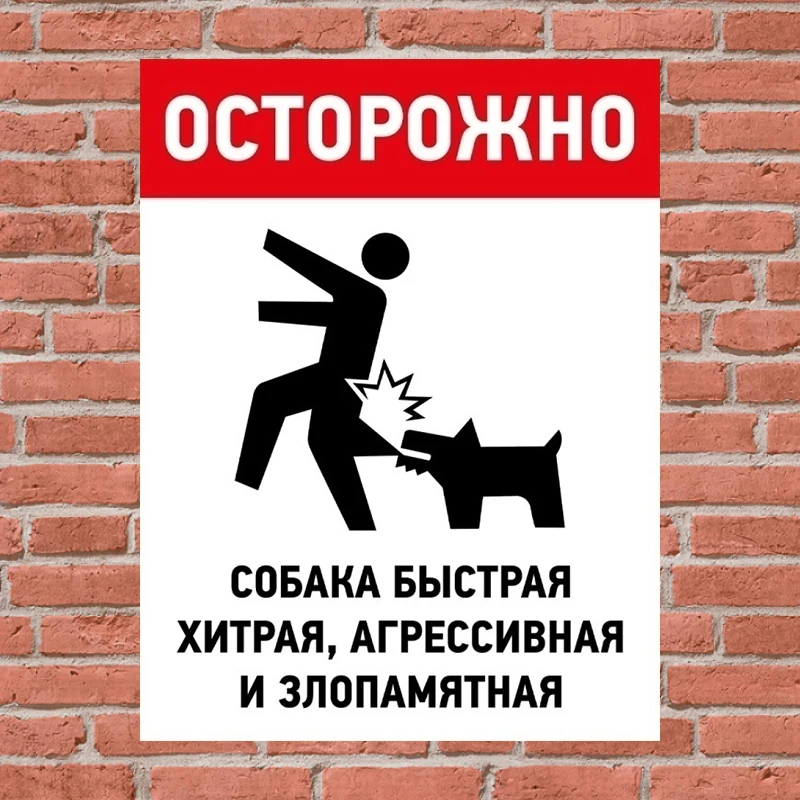 

Attention!!! Angry Dog! Evil Master! Car Stickers Decal Animal Warning Car Accessories Decoration Q6