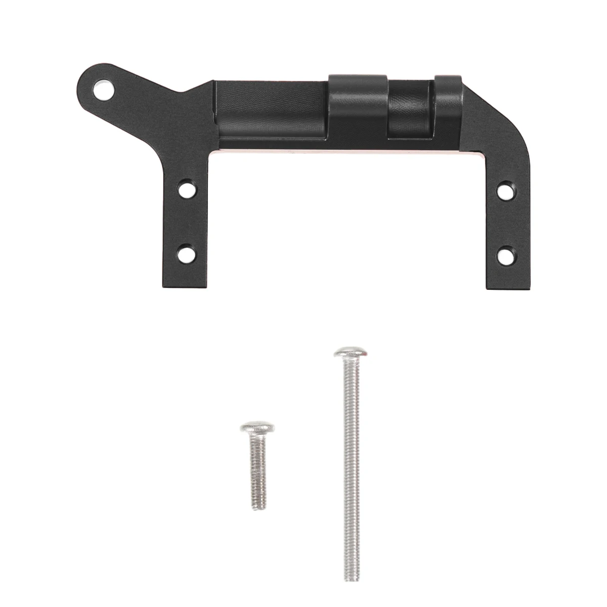 RCGOFOLLOW 1/10 Suporte de servo de direção de força aumentada de latão Suporte de montagem servo para peça de carro Trx4 RC preto