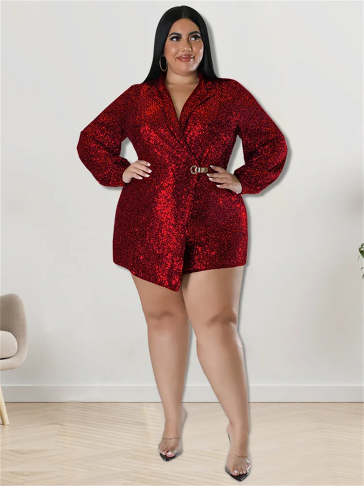 Wmstar Mulheres Plus Size Roupas Macacão Festa Sólido Pescoço V Moda One Piece Outfit Moda Bodysuit Atacado Dropshipping