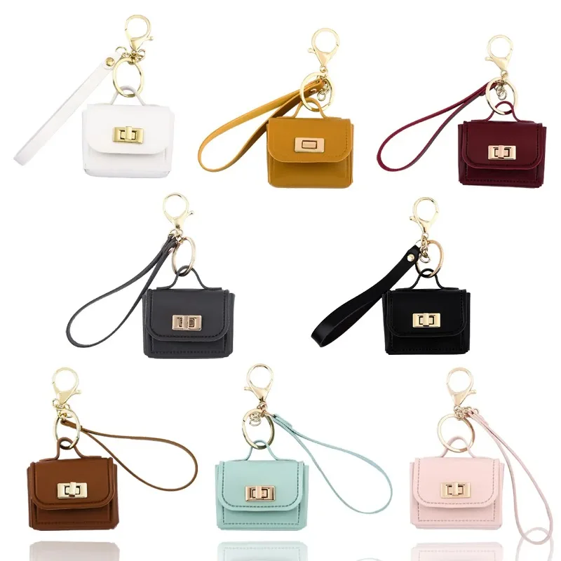 

Mini Bag Pendant Keychain House Small Bag Light Luxury Bag New Fashion Decoration Headphones Charter Key Bag For Women Accessor