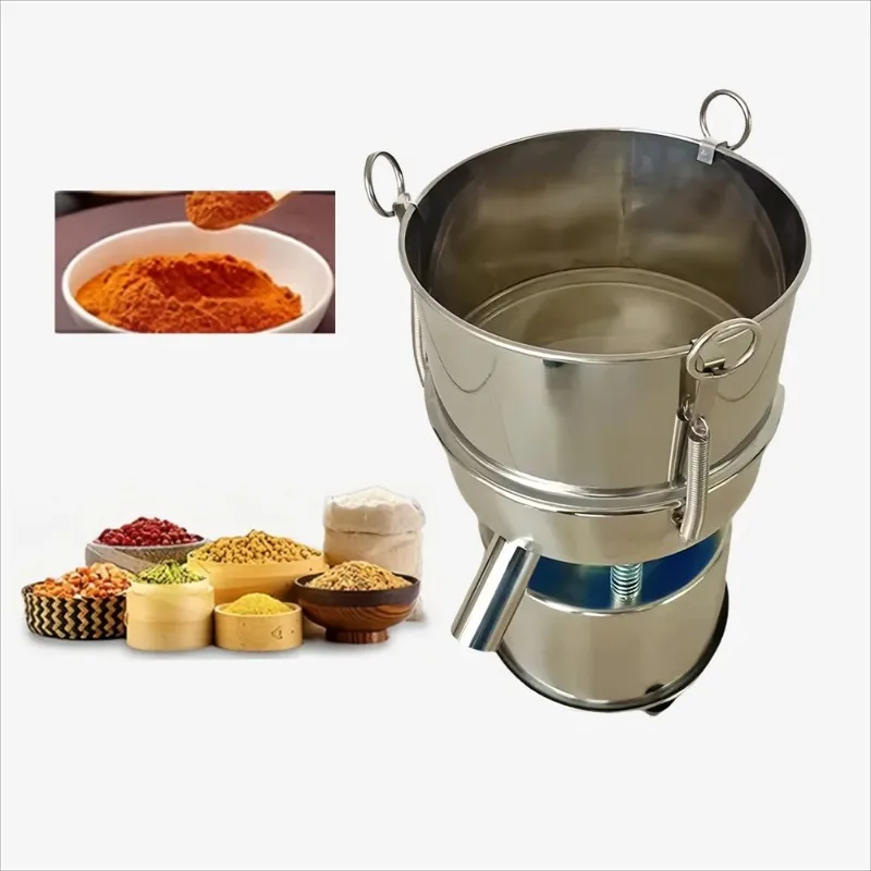 【Recomendación del vendedor】 Máquina de tamizado de tamiz vibratorio de tamiz de polvo líquido eléctrico de 20 cm de diámetro