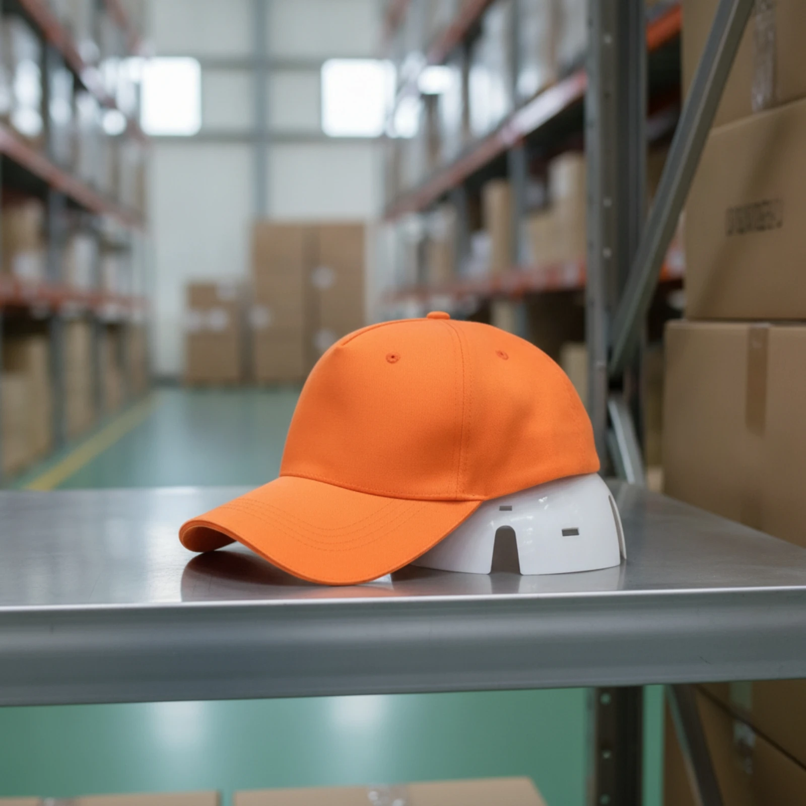 Baseball Cap with Short Brim Structured Cap with Pre-Curved Visor Hat Plain Blank for Adults, Casual Wear, Workwear